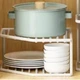 Полка-органайзер кухонная Storage Rack 2 яруса 25 х 25 х 12 см (M50210-S) Белый - изображение 2