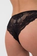 Жіночі труси бразиліана мереживні Giulia Sophia 2605/31 S Black-black - зображення 5
