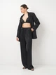 Кроп топ женский Zara 8838/745 M Черный (08838745800034) - изображение 3