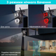 IP наружная камера видеонаблюдения WiFi SmartGuard 360 для дома и улицы с ночным видением и датчиком движения с картой 64G - изображение 4