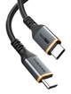 Кабель Cabletime USB Type C- USB Type C 3A 1 м, 5А/PD100W, швидка зарядка, Black (CU03L) - изображение 1
