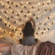 Светодиодная гирлянда на батарейках с прищепками для фотографий, медный провод Капли росы 3м, Теплый белый - изображение 3