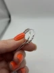Сережки-кольца серебряные с алмазной гранью d=24мм 1,57 г - изображение 3