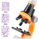 Детский микроскоп с подсветкой Scientific Microscope игрушечный набор для научных исследований - изображение 3