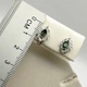 Сережки серебряные с изумруд альпинитом 1,9 г - изображение 4