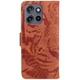 Чохол-книжка Deexe Tiger для Motorola Edge 50 Neo / Edge 60 Neo - Brown - зображення 6