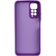 Чехол TPU GETMAN Liquid Silk Full Camera для Xiaomi Redmi Note 11 (Global) / Note 11S Фиолетовый / Purple - изображение 2