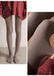 Колготки в рубчик коричневые 1, 2, One Size - изображение 2