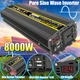 Інвертор, перетворювач напруги Foval 12V-220V 8000 Вт Чиста синусоїда - зображення 6