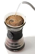 Набор для заваривания кофе HARIO V60 Drip Decanter из 3 предметов Прозрачный с черным (VDD-02B) - изображение 3