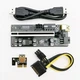 Райзер Sata 6 Pin v010S Plus USB 3.0 PCI-E 1X - 16X Riser для відеокарт 60см 77047 - изображение 1