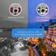 Уличная IP камера видеонаблюдения UKC CAMERA V360 PRO WIFI IP 360/90 2.0mp поворотная с удаленным доступом - изображение 5