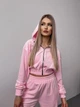 Жіночий велюровий костюм (кофта+штани+топ) Uaclothes 42-44 Рожевий (like36626-170521349) - зображення 3