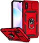 Протиударний броньований чохол із захистом камери для Xiaomi Redmi 9A Armor Case Keysion red - зображення 1