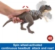 Динозавр Экриксинатозавр со звуком Мир юрского периода Jurassic World Epic Evolution Wild Roar Ekrixinatosaurus Dinosaur Mattel (HTK70) - изображение 4