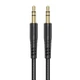 Аудио-кабель HOCO UPA24 Smooth AUX audio cable 1m, Black - изображение 1