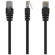 Патч-корд 0.5м, UTP, cat.5e, CCA, black Cablexpert (PP12-0.5M/BK) - зображення 1