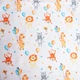Тканина фланель бавовна, 180 см, 155 гр/м2, дитячий принт 10-0673 ORANGE, м`яка тканина для постільної білизни, пелюшок м.п. - зображення 2