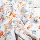 Тканина фланель бавовна, 180 см, 155 гр/м2, дитячий принт 10-0673 ORANGE, м`яка тканина для постільної білизни, пелюшок м.п. - зображення 3
