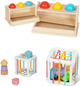 Pudełko edukacyjne Tooky Toy XXL Montessori 5w1 15 elementów (6976831550059) - obraz 3