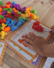 Zestaw edukacyjny Woopie Montessori sorter kolorowy do nauki liczenia 83 elementy (2104326946887) - obraz 6