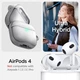 Чехол Spigen Ultra Hybrid для Apple AirPods 4/5 Jet White (ACS08643) - изображение 5