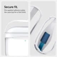 Чехол Spigen Ultra Hybrid для Apple AirPods 4/5 Jet White (ACS08643) - изображение 9