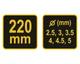 Дырокол ручной для кожи 2.5-5 мм, 220 мм VOREL 43600 - изображение 5
