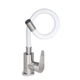 Змішувач для кухні Lidz Vida 015F3 з гнучким виливом (k35) LDVID015F3WHI43357 White - изображение 3