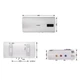 Бойлер Thermo Alliance 30 л плоский горизонтальный мокрый тэн (DT30H20G(PD) - изображение 2
