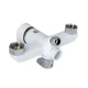 Смеситель для ванны Lidz Latwa 005 c душевым гарнитуром (LDLAT005WHI45425) белый/хром - изображение 2