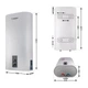 Бойлер Thermo Alliance 100 л плоский мокрый тэн (DT100V20G(PD)/2) - изображение 2