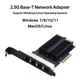 Сетевая карта RJ45 PCIe 2.5G Ethernet Intel I226-V 4 порта PCIe 2.1 - изображение 6