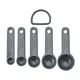Набор мерных ложек KitchenAid Coreline Серых 5 шт (KQG057OHCGG) - изображение 4
