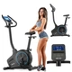 Велотренажер Gymtek ХВ2000 черный. Электромагнитный, 16 уровней, до 150 кг, для дома, кардио - изображение 1