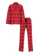 Женская пижама (штаны+Рубашка) Victoria's Secret Flannel Pajama XS Lovely Plaid - изображение 3