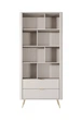 Стеллаж Perfect Home Ланте/Lante 2S с 2 ящиками и золотыми ножками Беж (PFH-091103) - изображение 5