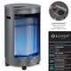 Газовий інфрачервоний обігрівач KESSER 4200W сірий 41 x 73 x 46 см - зображення 2