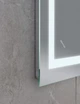 Зеркало Mixxus WARM MR02-70x50-CASE с LED Touch, Anti-fog, димером, рег. яркости, часами (MI6669) - изображение 5