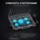 Охлаждающая подставка для ноутбука до 15,6 дюймов GamePro GPCP-627 2xUSB 5xfans - изображение 9