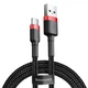 Кабель Baseus Cafule Cable USB для Type-C 3 A 1 м Red/Black (CATKLF-B91) - изображение 2
