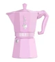 Гейзерна кавоварка Bialetti Moka Express Exclusive на 6 чашок (270 мл) рожева - зображення 1