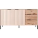 Буфет Maraline Nordic Ash matt black legs дводверний з шухлядами 153,1 см, 13780 - изображение 2