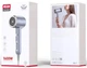Фен для волос контролем температуры и ионизацией Handheld Temperature Control Hair Dryer 1600 Вт, фен для сушки и укладки волос Серебристый XO-CF2-Sillver - изображение 8