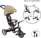 Велосипед детский трехколесный Globber Explorer Trike 4 в 1 Песочный (634-231) - изображение 5