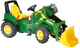 Traktor z pedałami Rolly Toys John Deere z z łyżką + Kamizelką odblaskową dla dzieci (0716053832085) - obraz 1