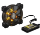 Набір Frime RGB-вентиляторів + Fun hub + ДК Frime Iris Flicker KIT (IRISFLICKERKIT) Чорний - изображение 5