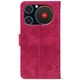 Чохол-книга Crazy Horse Clasic для Nubia Music Magenta (Front) (64726) - зображення 3
