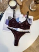 Комплект жіночої нижньої білизни з сердцями SM2292iou чорний Simply sexy L - зображення 3