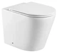 Унітаз підлоговий безбачковий MIXXUS PREMIUM BEVEL-0701-T1 580х365х430mm, система змиву TORNADO 1.0 (MP6597) - зображення 1